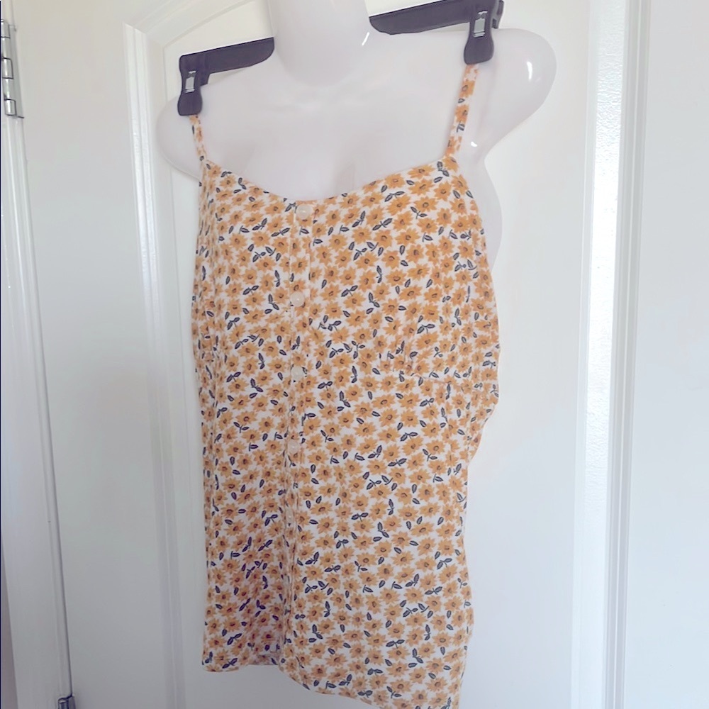 Floral Spaghetti Strap Top